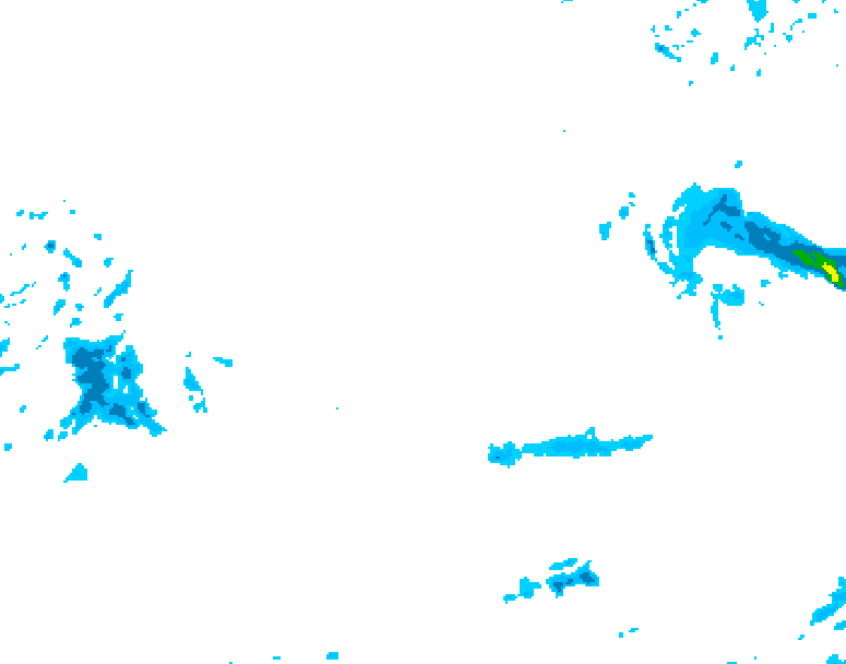GDPS precipitation 210 hour forecast chart for Canada based on 2026/02/25 0000Z data