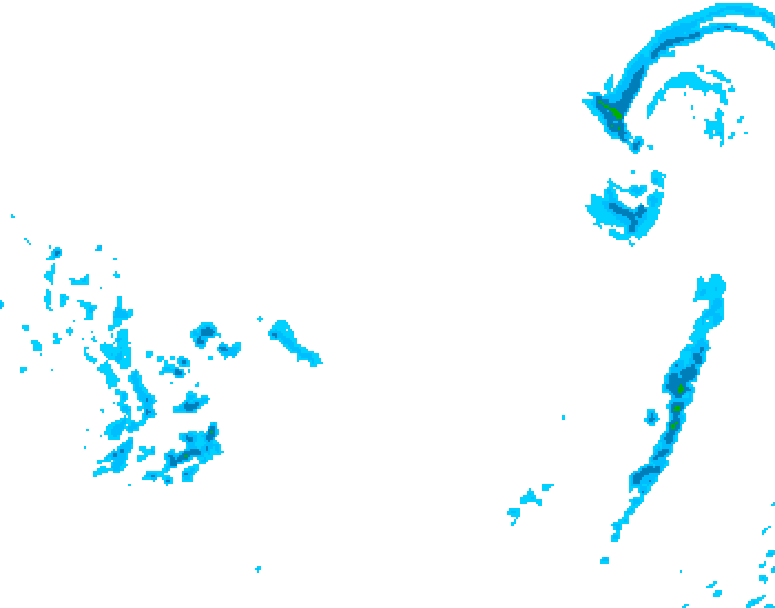 GDPS precipitation 234 hour forecast chart for Canada based on 2026/02/25 0000Z data