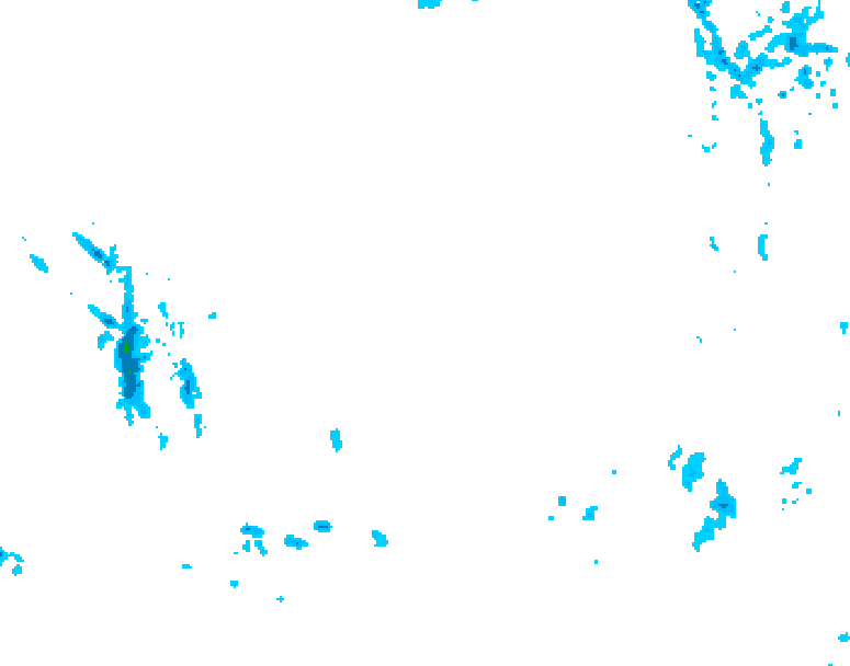 GDPS precipitation 006 hour forecast chart for Canada based on 2026/02/25 1200Z data