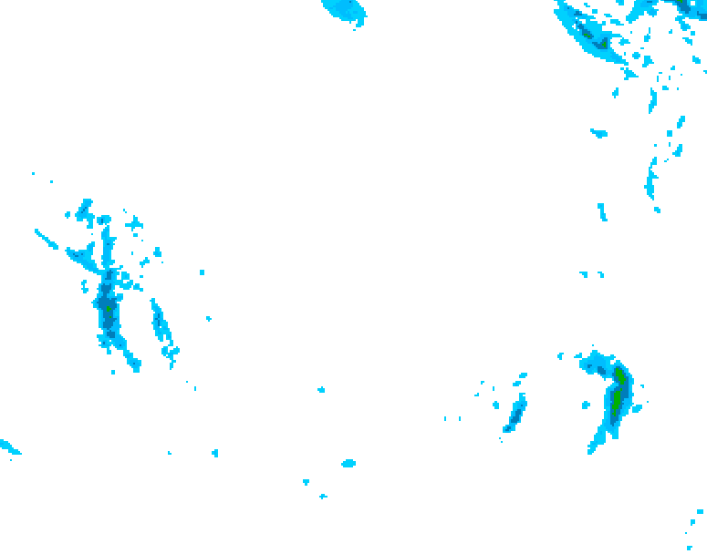 GDPS precipitation 012 hour forecast chart for Canada based on 2026/02/25 1200Z data