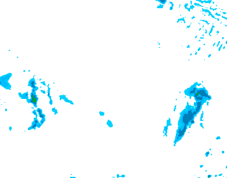 GDPS precipitation 174 hour forecast chart for Canada based on 2026/02/25 1200Z data