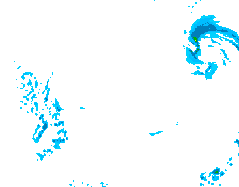 GDPS precipitation 204 hour forecast chart for Canada based on 2026/02/25 1200Z data