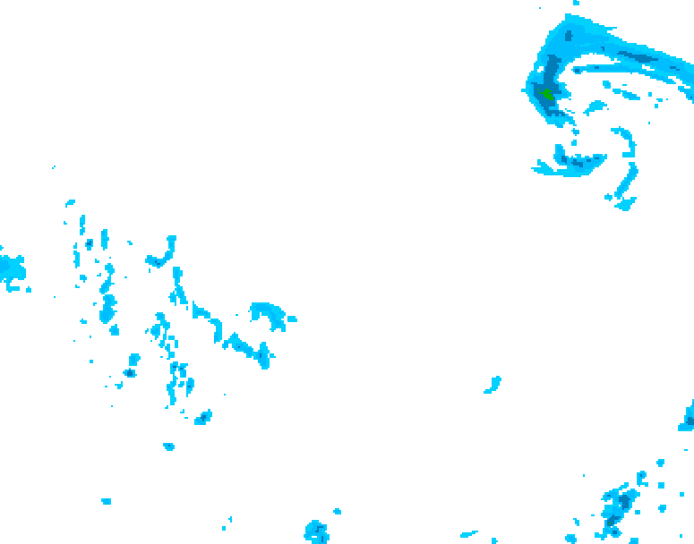 GDPS precipitation 210 hour forecast chart for Canada based on 2026/02/25 1200Z data