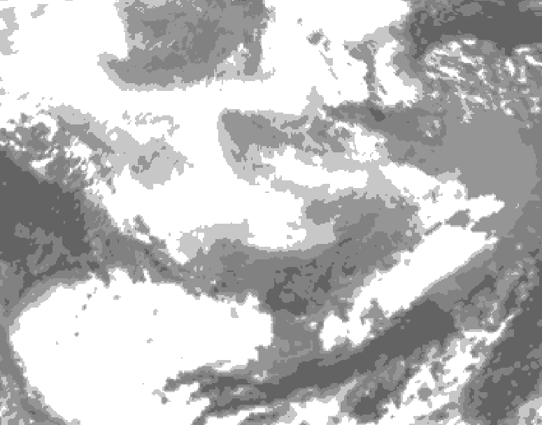 GDPS total cloud 144 hour forecast chart for Canada based on 2026/02/25 1200Z data