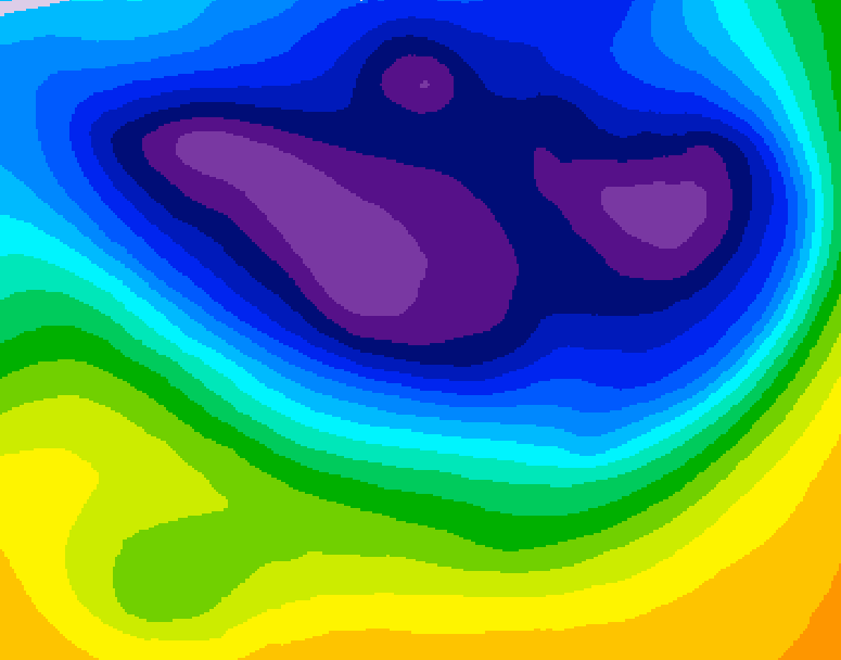 GDPS 500 millibar geopotential height 120 hour forecast chart for Canada based on 2026/02/26 0000Z data