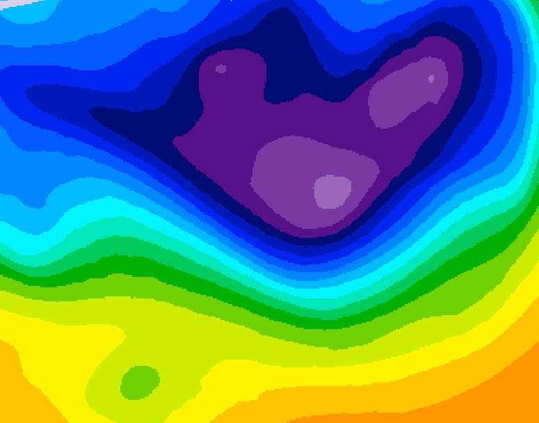 GDPS 500 millibar geopotential height 144 hour forecast chart for Canada based on 2026/02/26 0000Z data