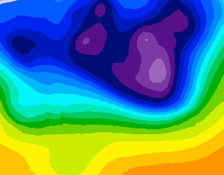 GDPS 500 millibar geopotential height 162 hour forecast chart for Canada based on 2026/02/26 0000Z data