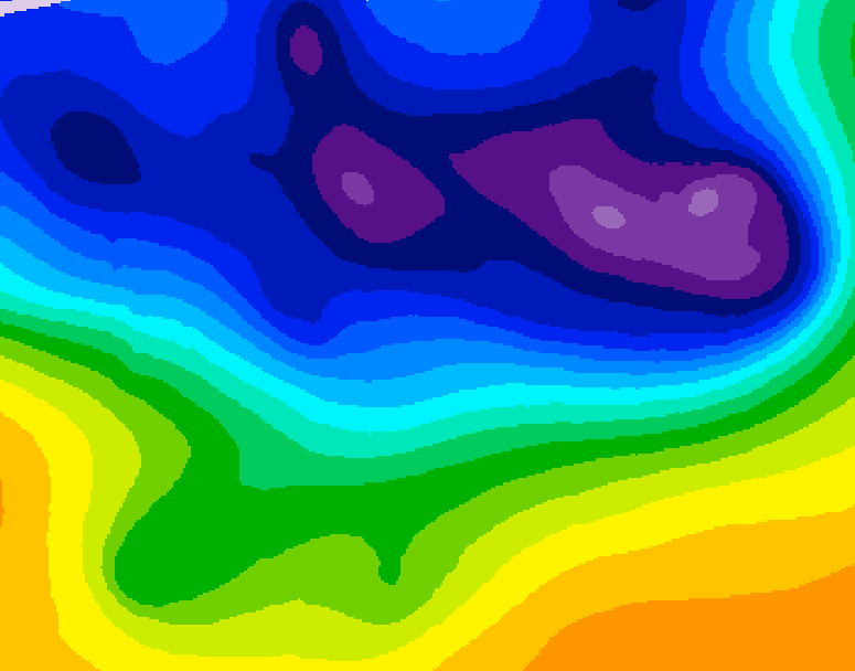 GDPS 500 millibar geopotential height 186 hour forecast chart for Canada based on 2026/02/26 0000Z data