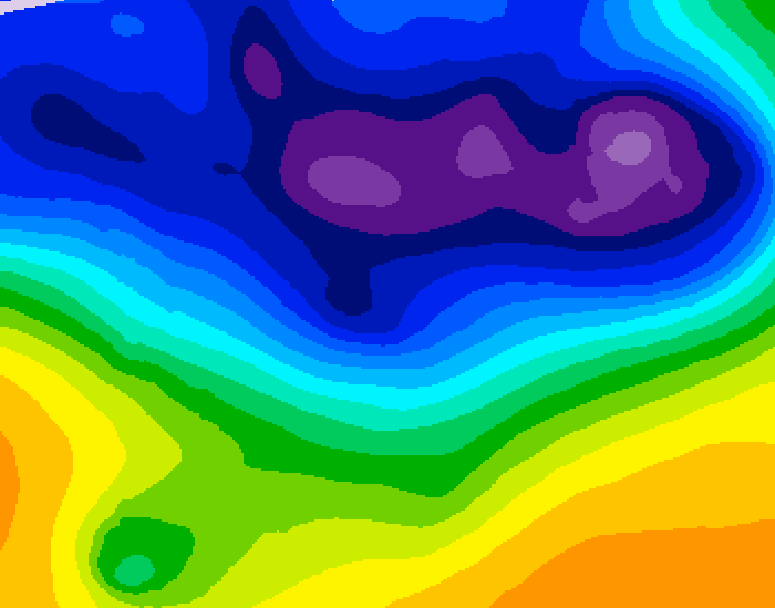 GDPS 500 millibar geopotential height 198 hour forecast chart for Canada based on 2026/02/26 0000Z data