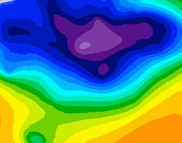 GDPS 500 millibar geopotential height 210 hour forecast chart for Canada based on 2026/02/26 0000Z data