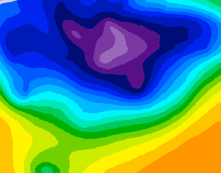 GDPS 500 millibar geopotential height 216 hour forecast chart for Canada based on 2026/02/26 0000Z data