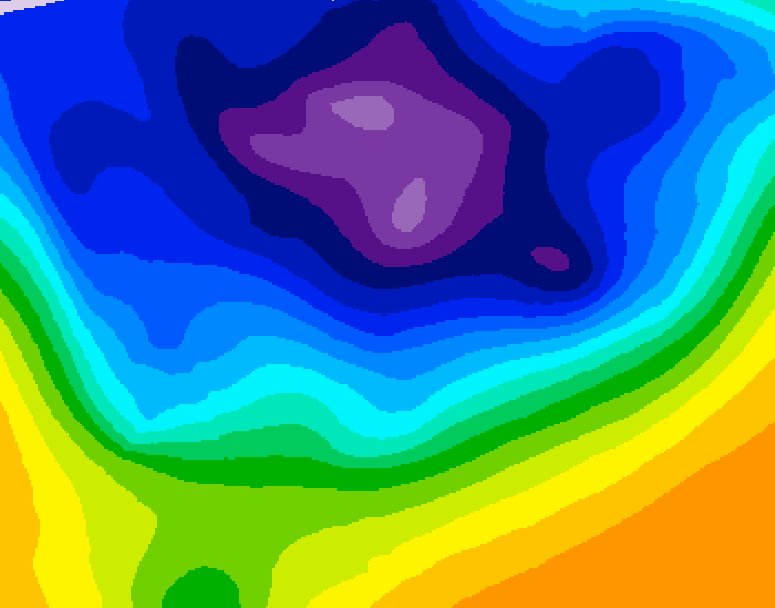 GDPS 500 millibar geopotential height 228 hour forecast chart for Canada based on 2026/02/26 0000Z data