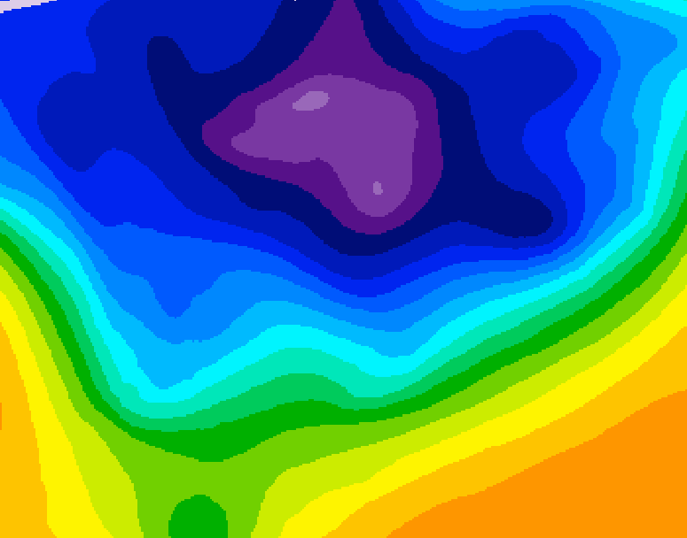GDPS 500 millibar geopotential height 234 hour forecast chart for Canada based on 2026/02/26 0000Z data