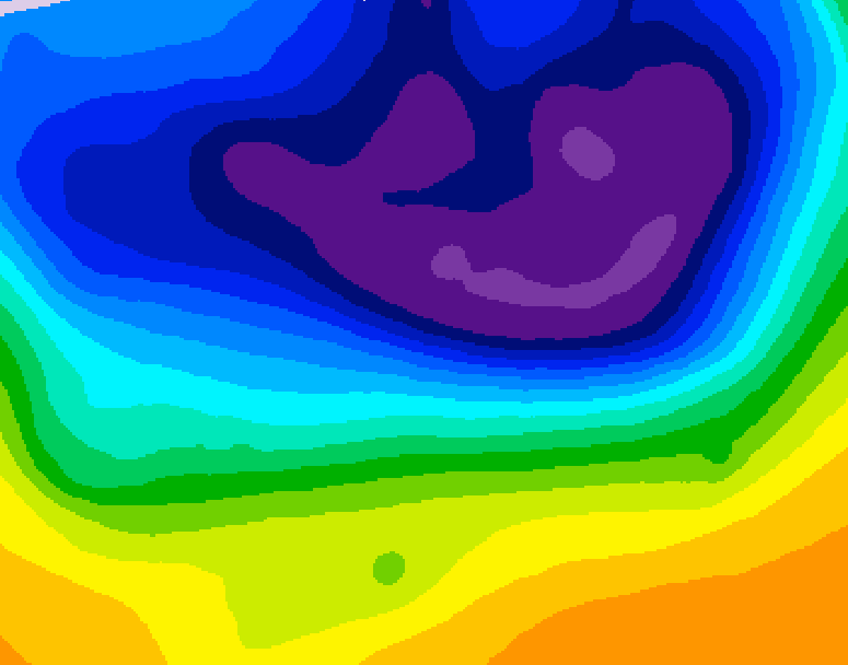 GDPS 500 millibar geopotential height 150 hour forecast chart for Canada based on 2026/02/26 1200Z data