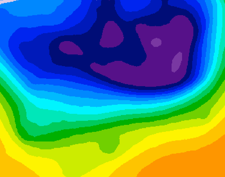 GDPS 500 millibar geopotential height 156 hour forecast chart for Canada based on 2026/02/26 1200Z data