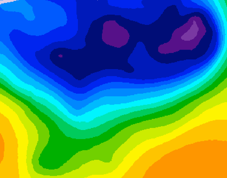 GDPS 500 millibar geopotential height 180 hour forecast chart for Canada based on 2026/02/26 1200Z data