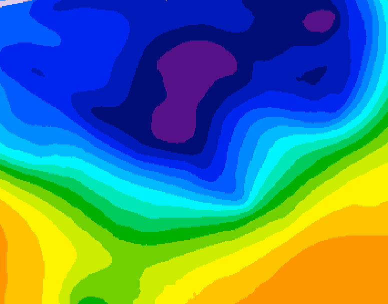 GDPS 500 millibar geopotential height 204 hour forecast chart for Canada based on 2026/02/26 1200Z data