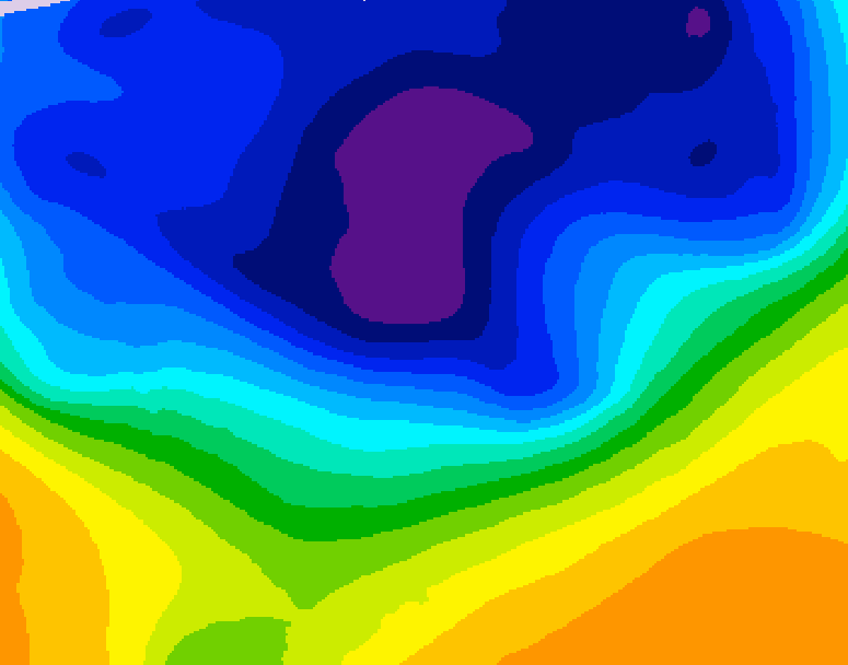 GDPS 500 millibar geopotential height 210 hour forecast chart for Canada based on 2026/02/26 1200Z data