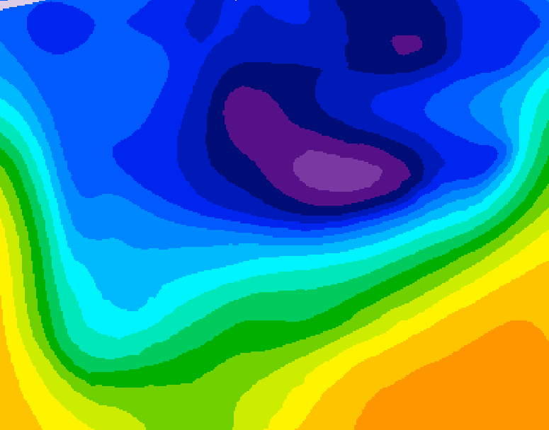 GDPS 500 millibar geopotential height 234 hour forecast chart for Canada based on 2026/02/26 1200Z data