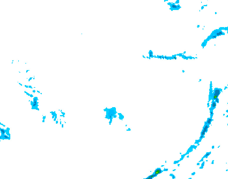 GDPS precipitation 036 hour forecast chart for Canada based on 2026/02/26 0000Z data
