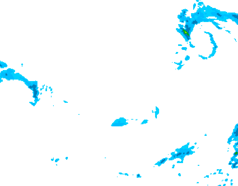 GDPS precipitation 126 hour forecast chart for Canada based on 2026/02/26 0000Z data