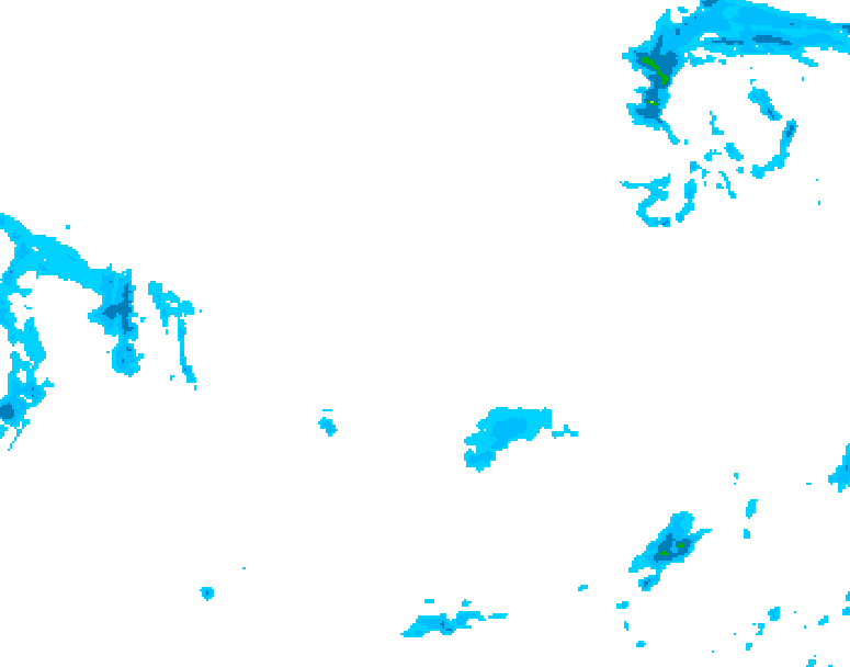 GDPS precipitation 132 hour forecast chart for Canada based on 2026/02/26 0000Z data