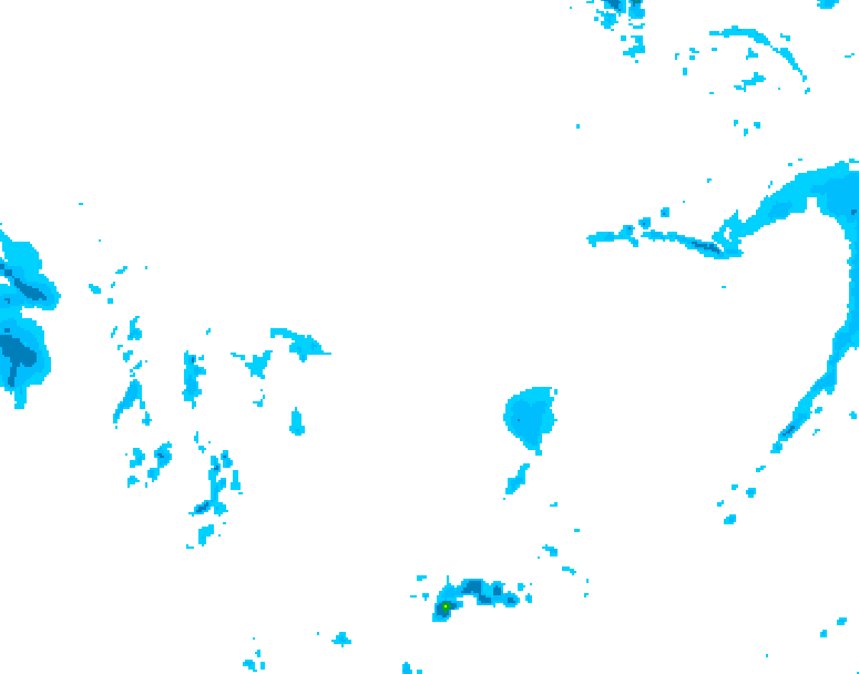 GDPS precipitation 234 hour forecast chart for Canada based on 2026/02/26 0000Z data