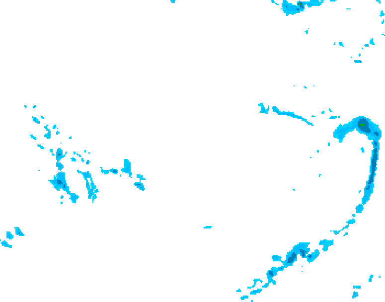 GDPS precipitation 006 hour forecast chart for Canada based on 2026/02/26 1200Z data