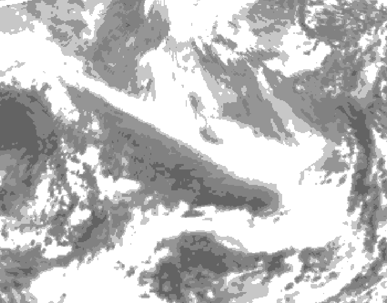 GDPS total cloud 174 hour forecast chart for Canada based on 2026/02/26 0000Z data