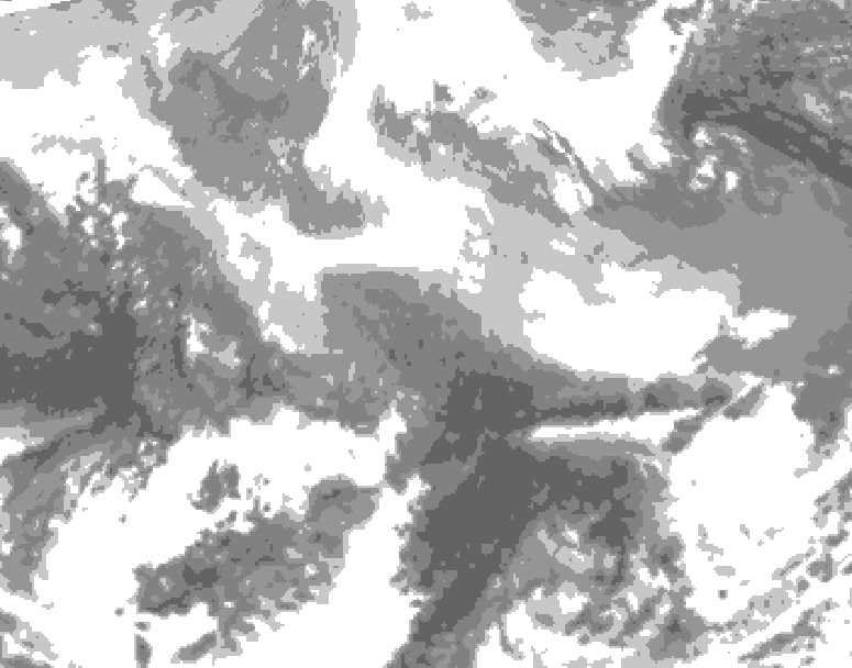 GDPS total cloud 192 hour forecast chart for Canada based on 2026/02/26 0000Z data