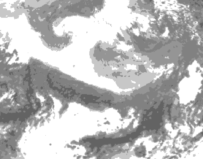 GDPS total cloud 138 hour forecast chart for Canada based on 2026/02/26 1200Z data