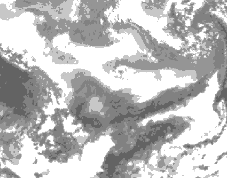 GDPS total cloud 174 hour forecast chart for Canada based on 2026/02/26 1200Z data