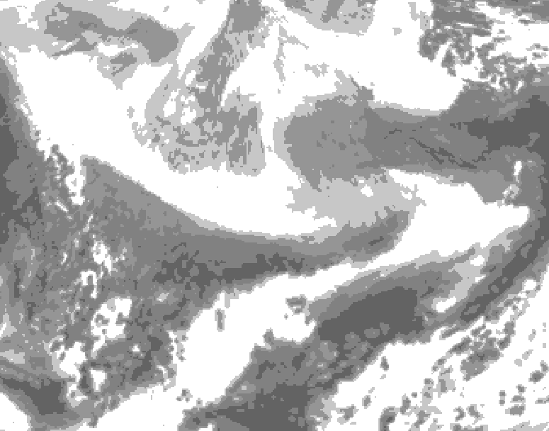GDPS total cloud 234 hour forecast chart for Canada based on 2026/02/26 1200Z data