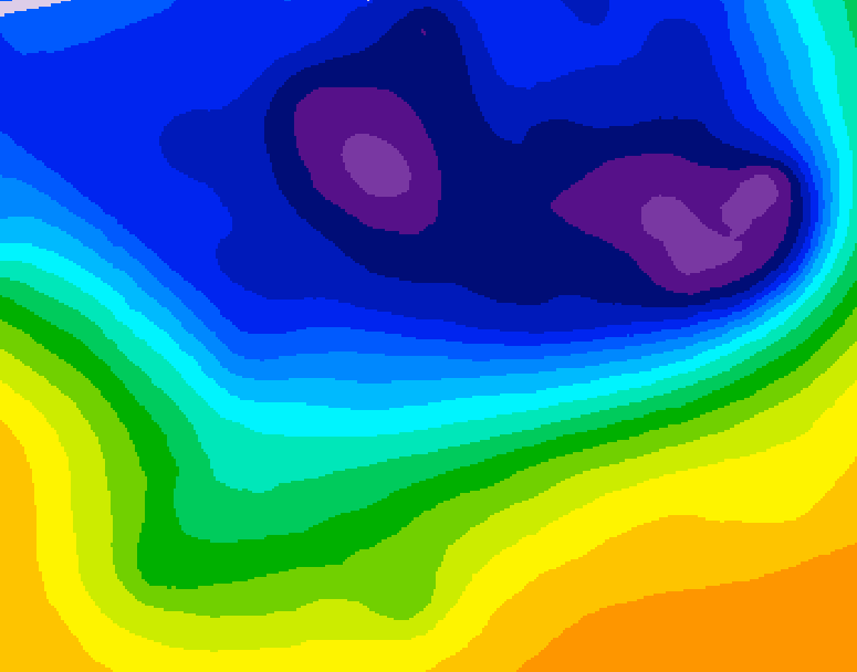 GDPS 500 millibar geopotential height 156 hour forecast chart for Canada based on 2026/02/27 0000Z data