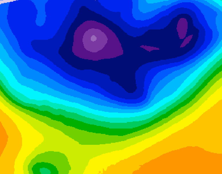 GDPS 500 millibar geopotential height 192 hour forecast chart for Canada based on 2026/02/27 0000Z data