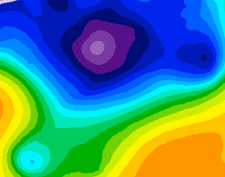 GDPS 500 millibar geopotential height 234 hour forecast chart for Canada based on 2026/02/27 0000Z data