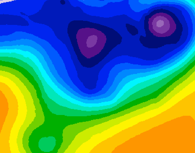 GDPS 500 millibar geopotential height 168 hour forecast chart for Canada based on 2026/02/27 1200Z data