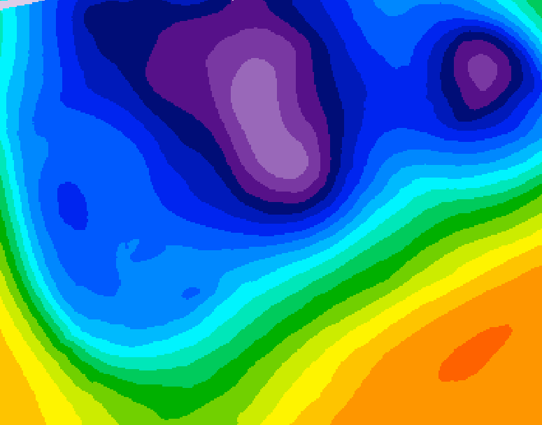 GDPS 500 millibar geopotential height 240 hour forecast chart for Canada based on 2026/02/27 1200Z data
