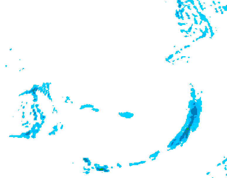 GDPS precipitation 132 hour forecast chart for Canada based on 2026/02/27 0000Z data