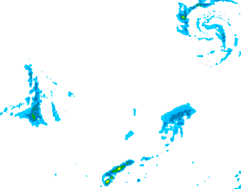GDPS precipitation 180 hour forecast chart for Canada based on 2026/02/27 0000Z data
