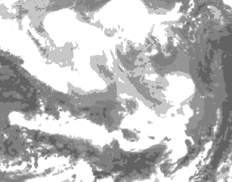 GDPS total cloud 084 hour forecast chart for Canada based on 2026/02/27 0000Z data