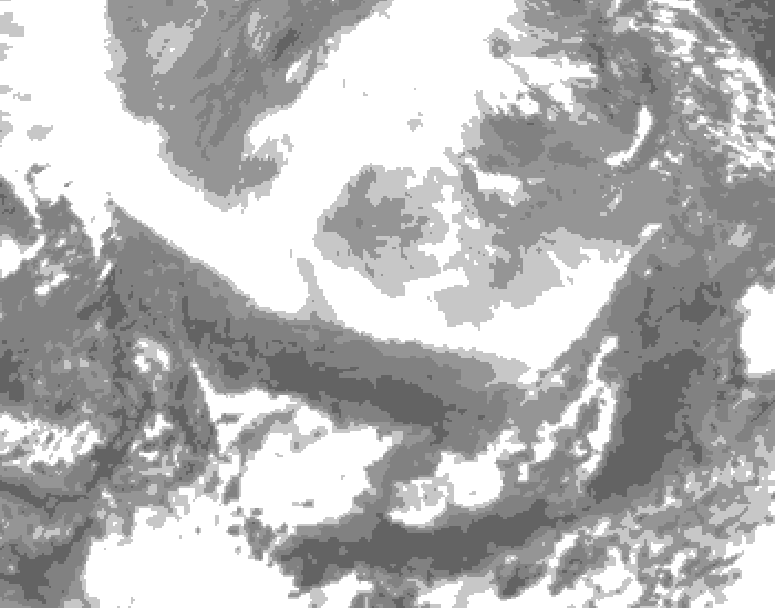GDPS total cloud 120 hour forecast chart for Canada based on 2026/02/27 1200Z data