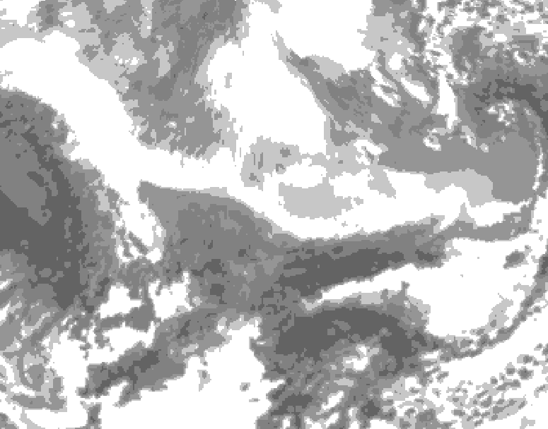 GDPS total cloud 144 hour forecast chart for Canada based on 2026/02/27 1200Z data