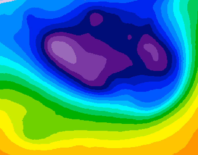 GDPS 500 millibar geopotential height 066 hour forecast chart for Canada based on 2026/02/28 0000Z data