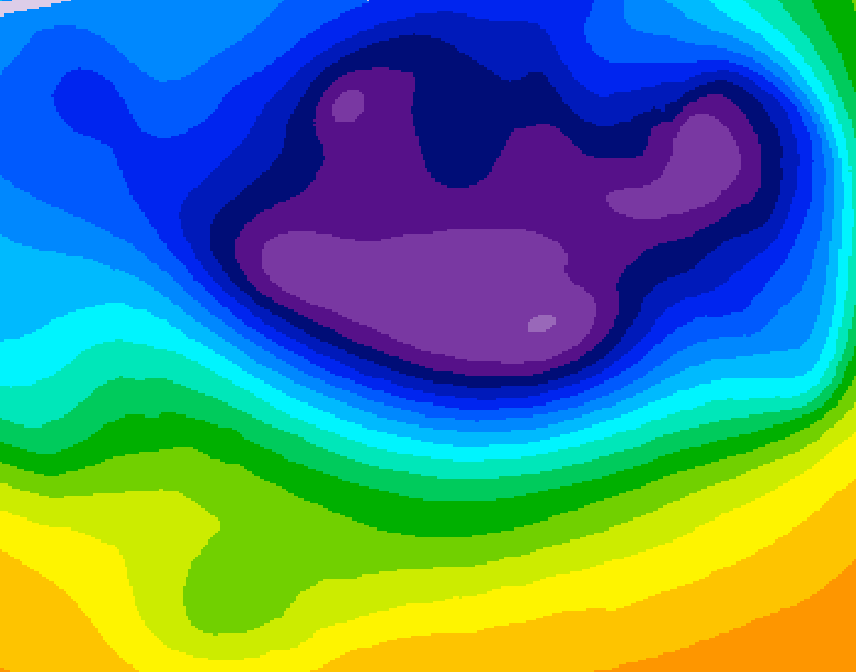GDPS 500 millibar geopotential height 084 hour forecast chart for Canada based on 2026/02/28 0000Z data