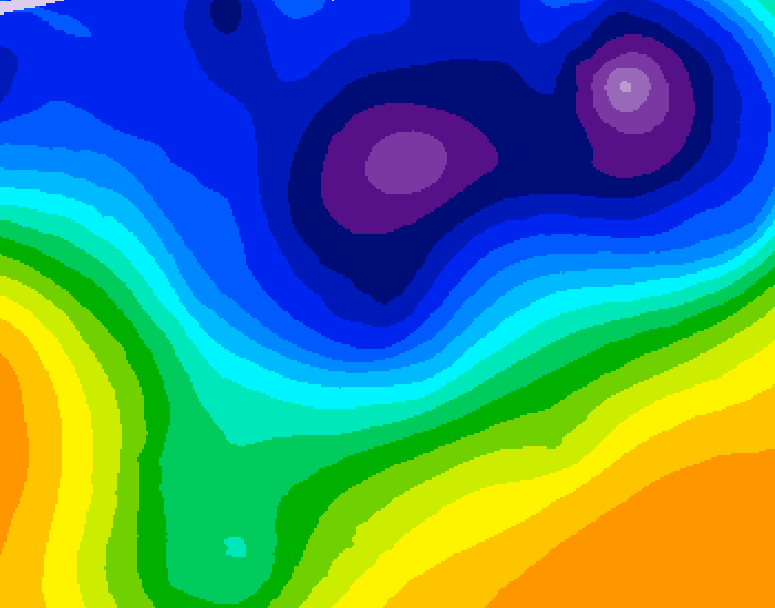 GDPS 500 millibar geopotential height 156 hour forecast chart for Canada based on 2026/02/28 0000Z data