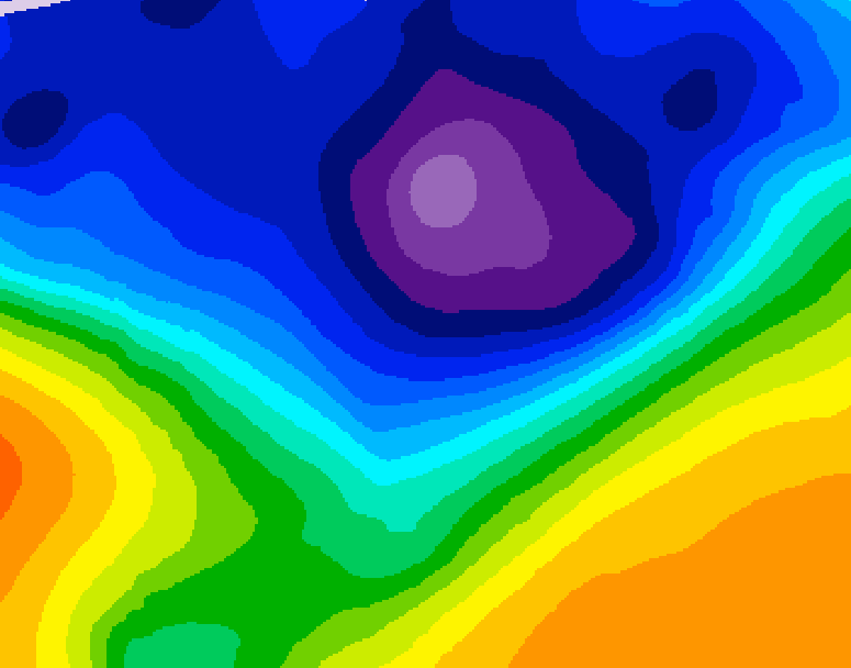 GDPS 500 millibar geopotential height 180 hour forecast chart for Canada based on 2026/02/28 0000Z data