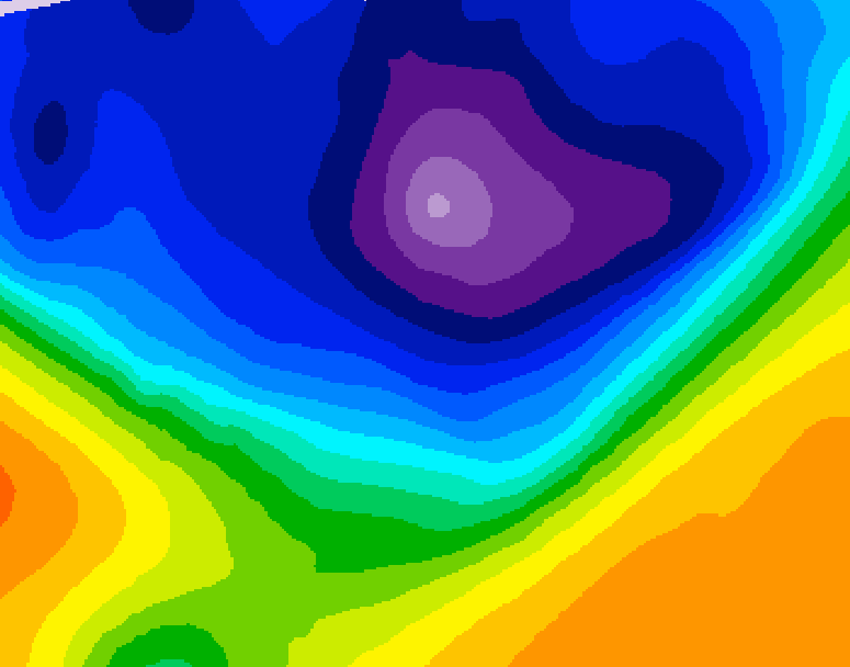 GDPS 500 millibar geopotential height 192 hour forecast chart for Canada based on 2026/02/28 0000Z data