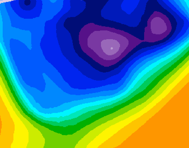 GDPS 500 millibar geopotential height 228 hour forecast chart for Canada based on 2026/02/28 0000Z data