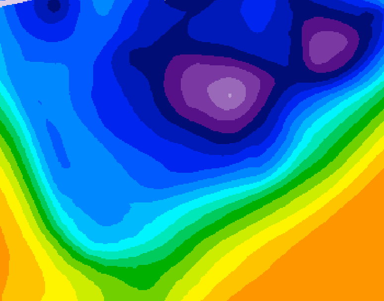 GDPS 500 millibar geopotential height 234 hour forecast chart for Canada based on 2026/02/28 0000Z data